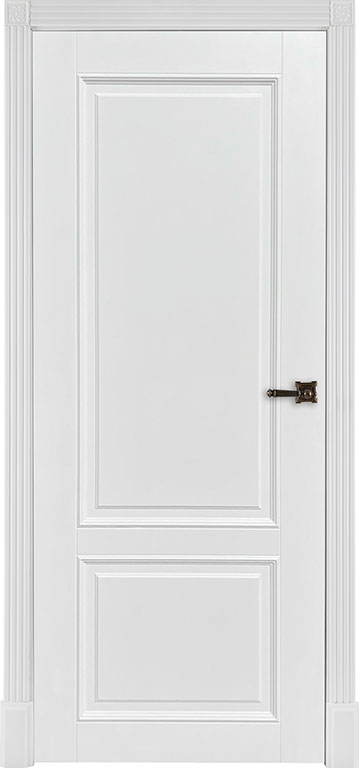 Дверь межкомнатная Классик-4 эмаль белая RAL9003 глухая