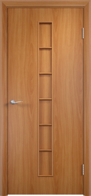 Дверь межкомнатная финиш-плёнка с-12(г) миланский орех глухая
