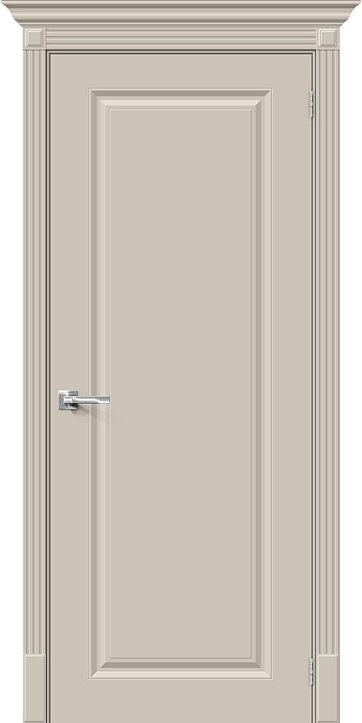 Дверь межкомнатная из эмали Скинни-10 Creamy глухая