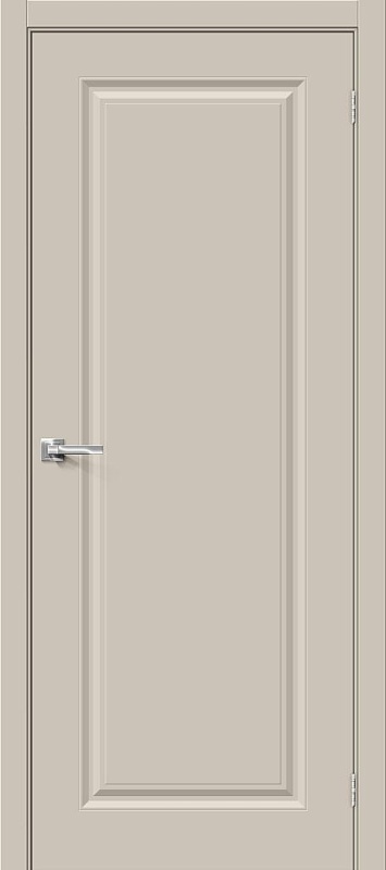 Дверь межкомнатная из эмали Скинни-10 Creamy глухая