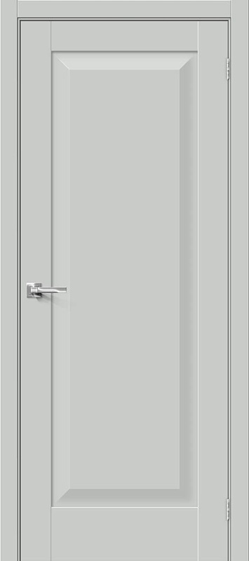Дверь межкомнатная Прима-20 ПЭТ Grey Silk глухая