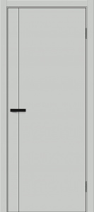 Дверь межкомнатная Браво-0.10П ПЭТ Grey Silk глухая (кромка с 4-х сторон ABS)