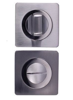 Накладка сантехническая (фиксатор) VANTAGE BK02L (матовый хром) от магазина Мир Дверей в Клину