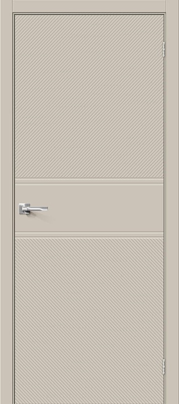 Дверь межкомнатная из эмали Граффити-27 Creamy глухая