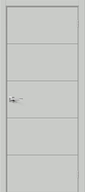 Дверь межкомнатная ПВХ Граффити-1.Д Grey Pro глухая