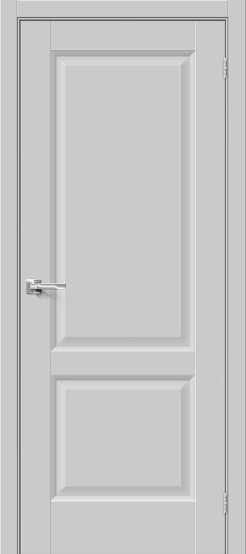 Дверь межкомнатная Неоклассик-32 ПЭТ Grey Silk глухая