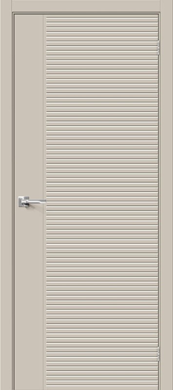 Дверь межкомнатная из эмали Граффити-33.0 Creamy глухая