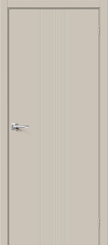 Дверь межкомнатная из эмали Граффити-21 Creamy глухая