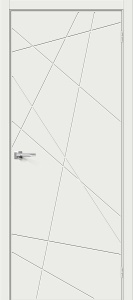 Дверь межкомнатная ПВХ Граффити-5.Д White Pro глухая