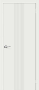 Дверь межкомнатная ПВХ Граффити-21 White Pro глухая