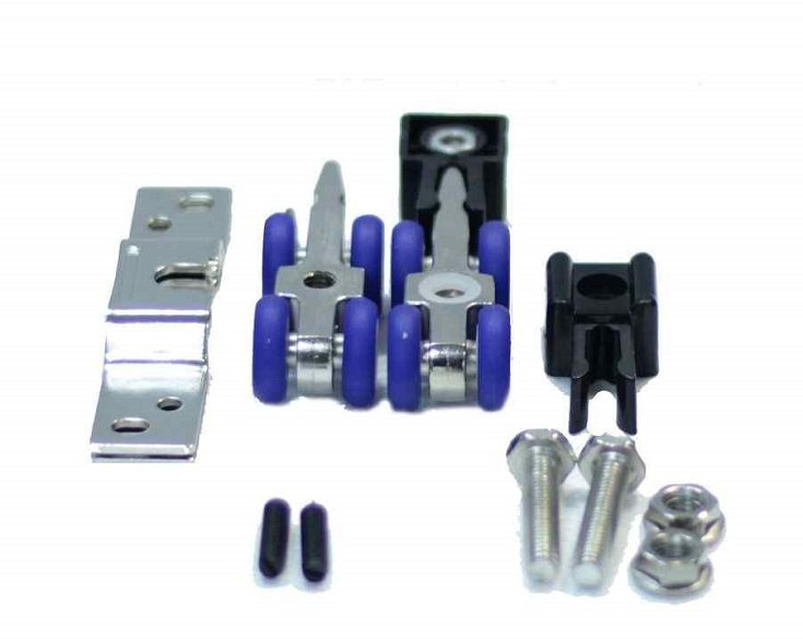 Комплект роликов mfk-015 ЦАМ (Zamak) для двери-купе VANTAGE от магазина Мир Дверей в Клину