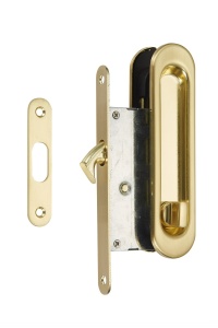 Ручки для раздвижных дверей с фиксатором VANTAGE SDL-05SB (матовое золото)