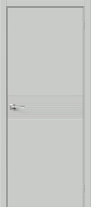 Дверь межкомнатная ПВХ Граффити-23 Grey Pro глухая